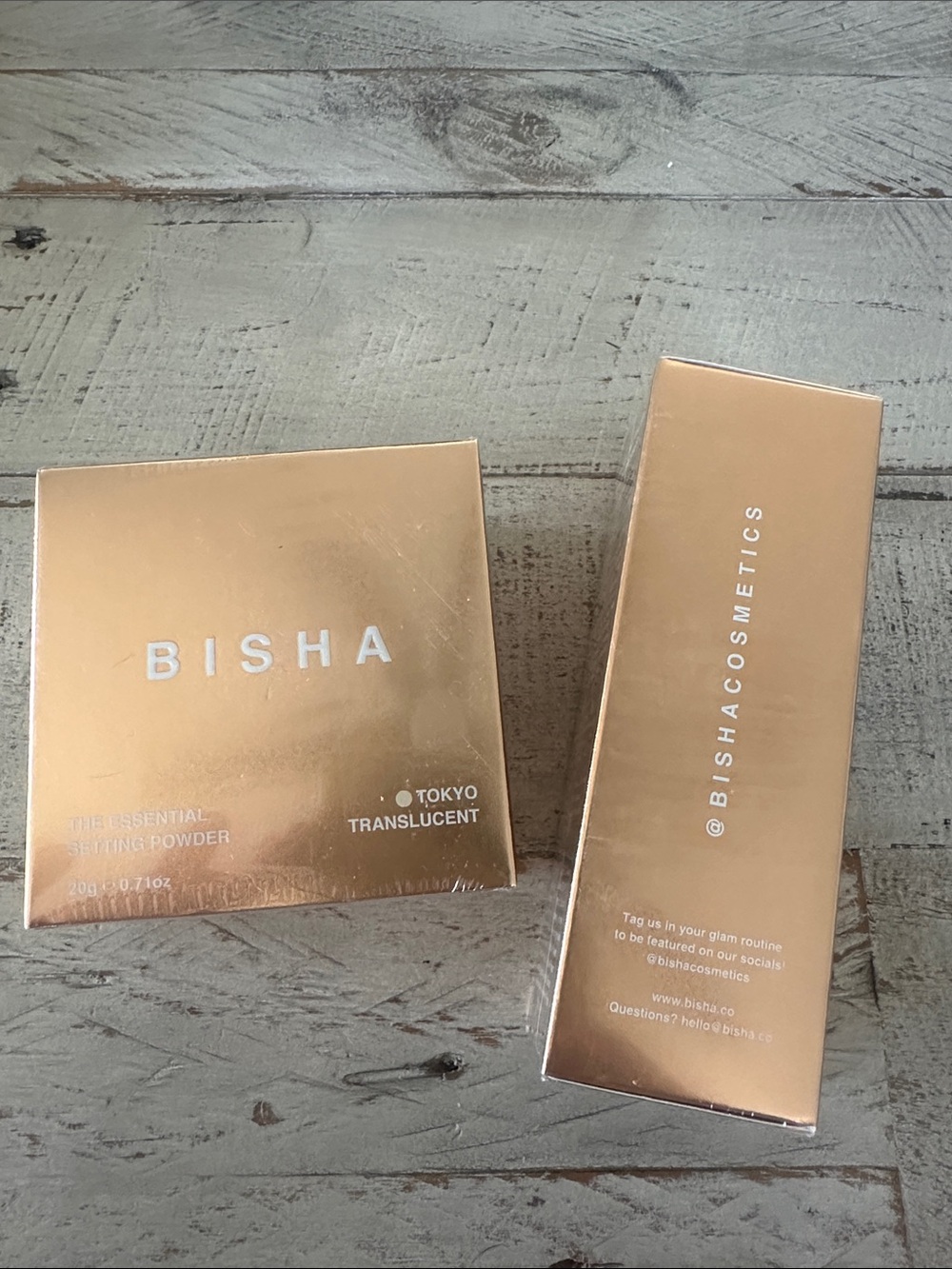 NEW BISHA Rice Water Primer + Tokyo Translucent Setting Powder Duo
